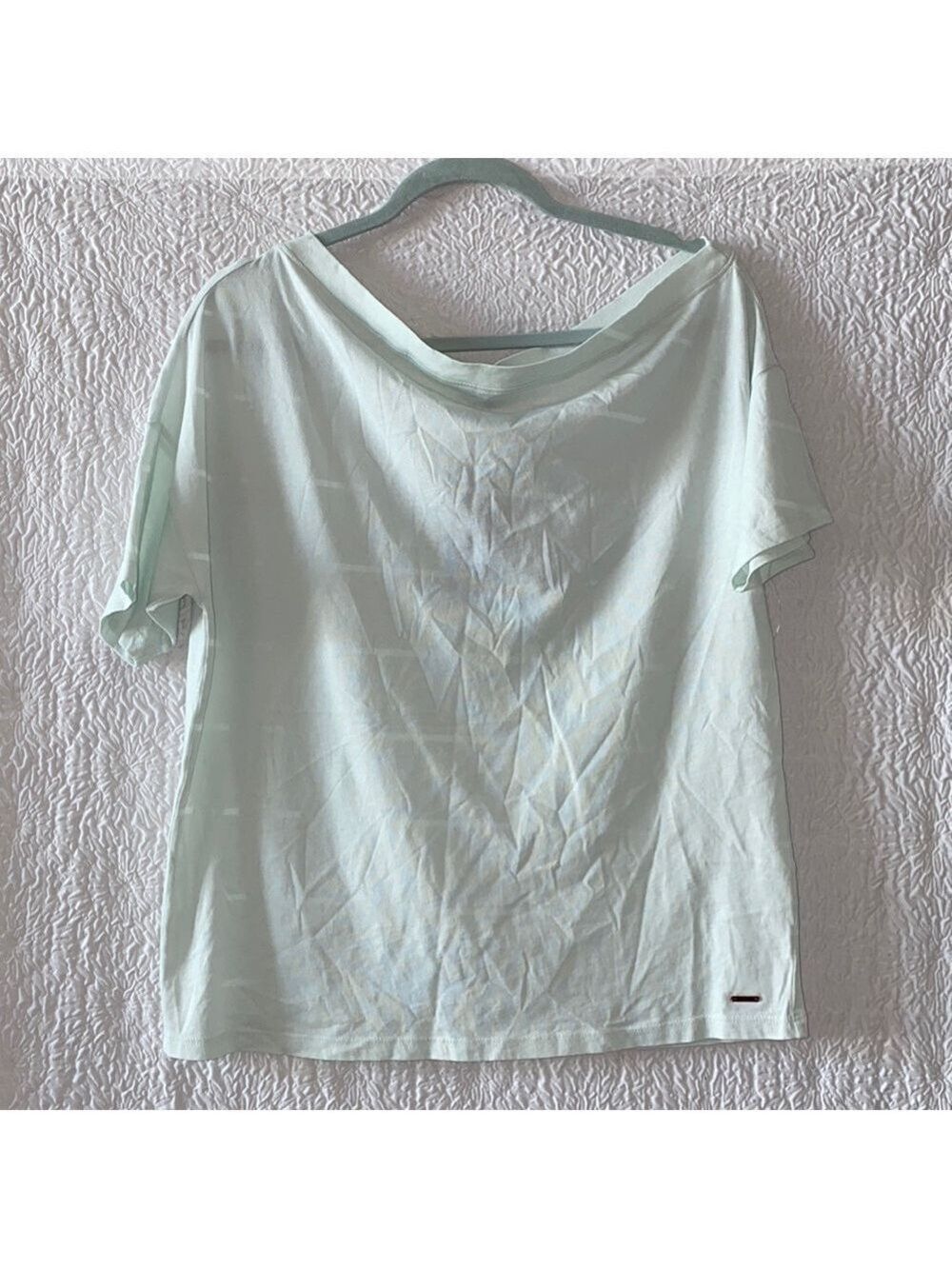 N: Philanthropy Off The Shoulder Short Sleeve Tee Shirt